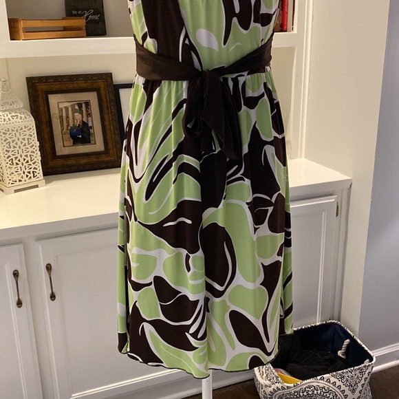❤️La Belle Dress Brown/Green Size Large! - Picture 5 of 8